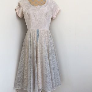 Vintage Flocked Dress
